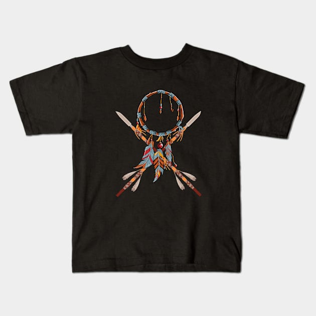 Native American Kids T-Shirt by UniqueWorld